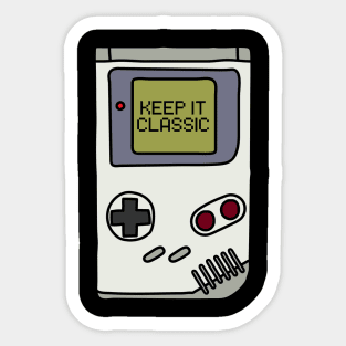 Keep It Classic Sticker